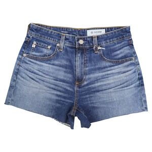 AG Adriano Goldschmied The Sadie Shorts 27 NWT Sample High Rise Denim Cutoff